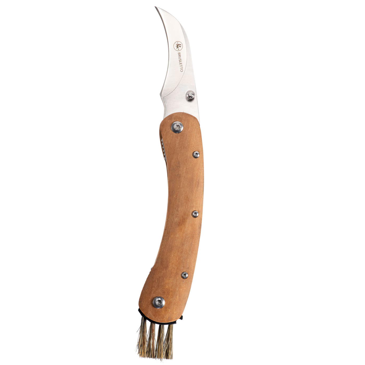 Brusletto Vedalen coltello funghi con spazzola