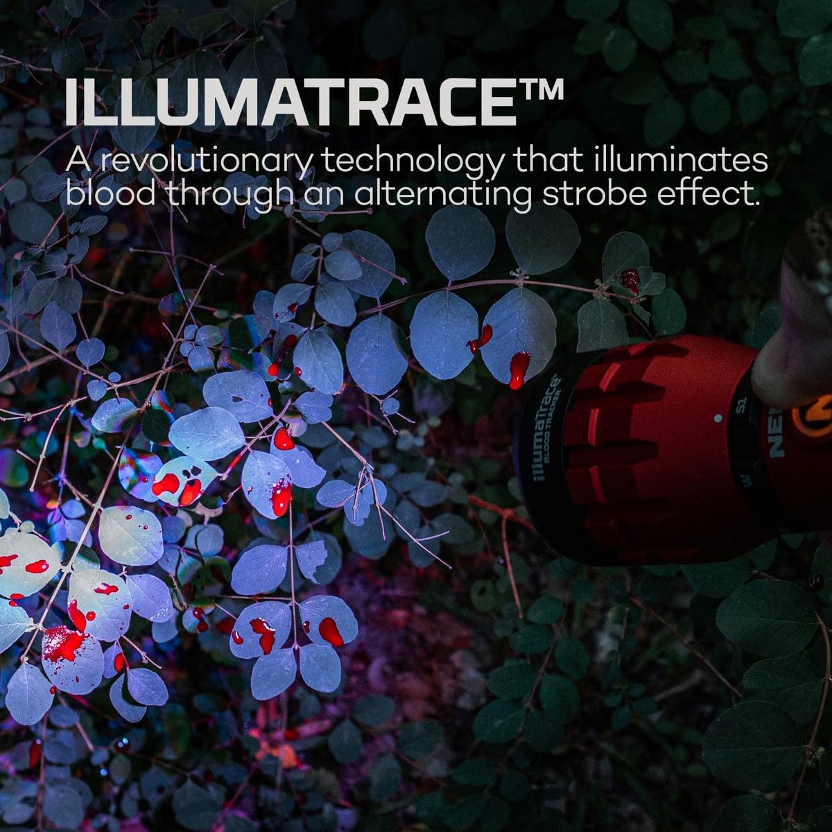 NEBO IllumaTrace Blood Tracker torcia caccia strobo