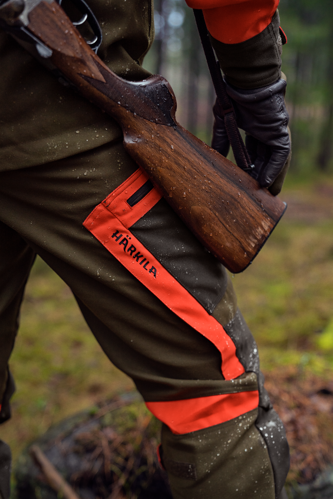Härkila Pro Hunter Dog Keeper GTX pantaloni caccia verde arancio