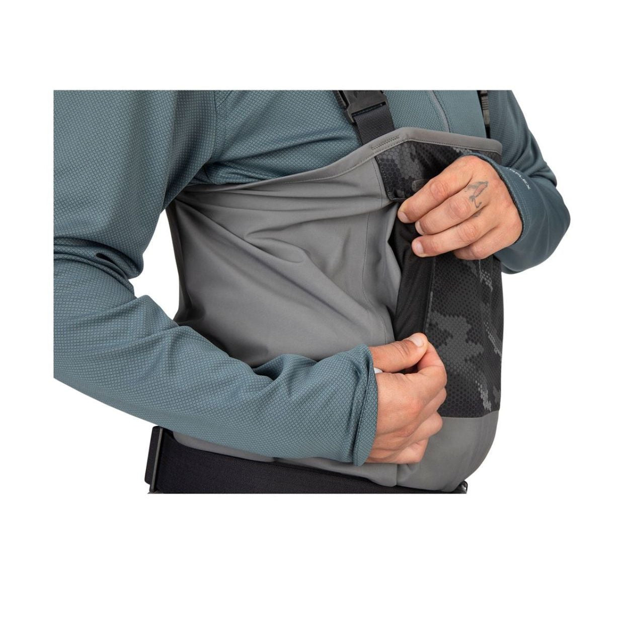Simms Guide Classic Stockingfoot waders Carbon GORE-TEX
