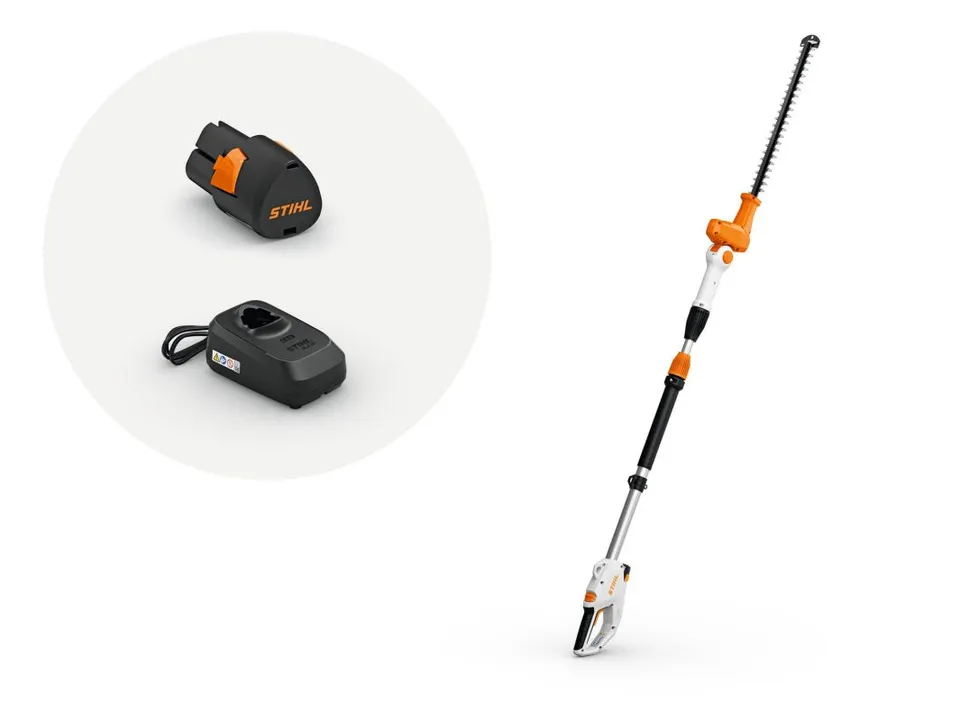 STIHL HLA 40 tagliasiepi telescopico set AS 2 45 cm