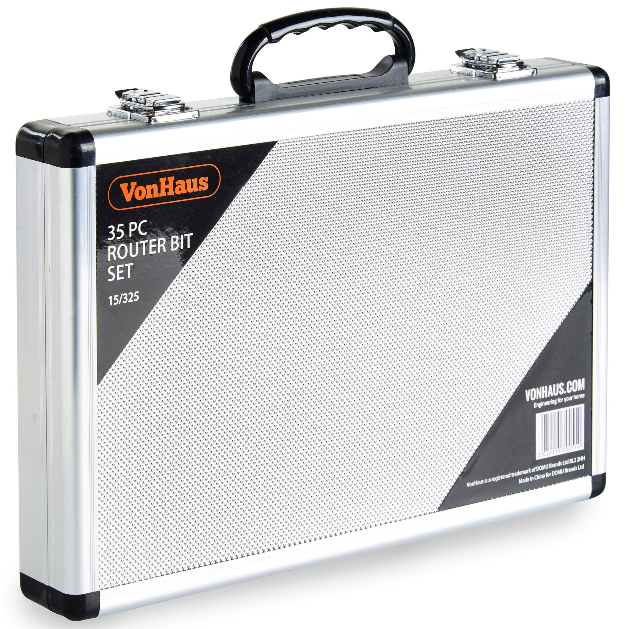 Vonhaus Set 35 Frese Legno Gambo 6,35 mm