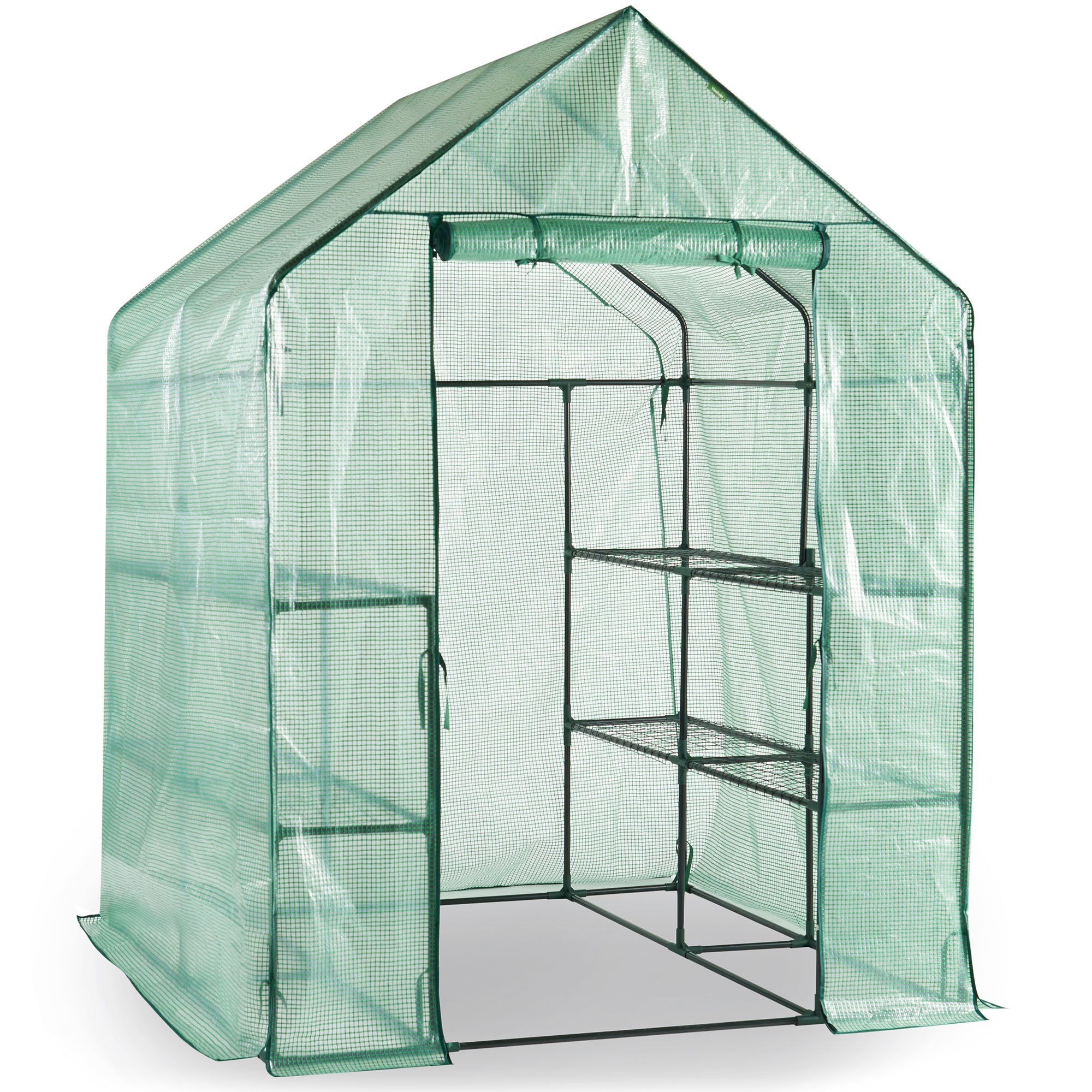 VonHaus Serra Compatta 193x143 cm 8 Ripiani PVC da Giardino