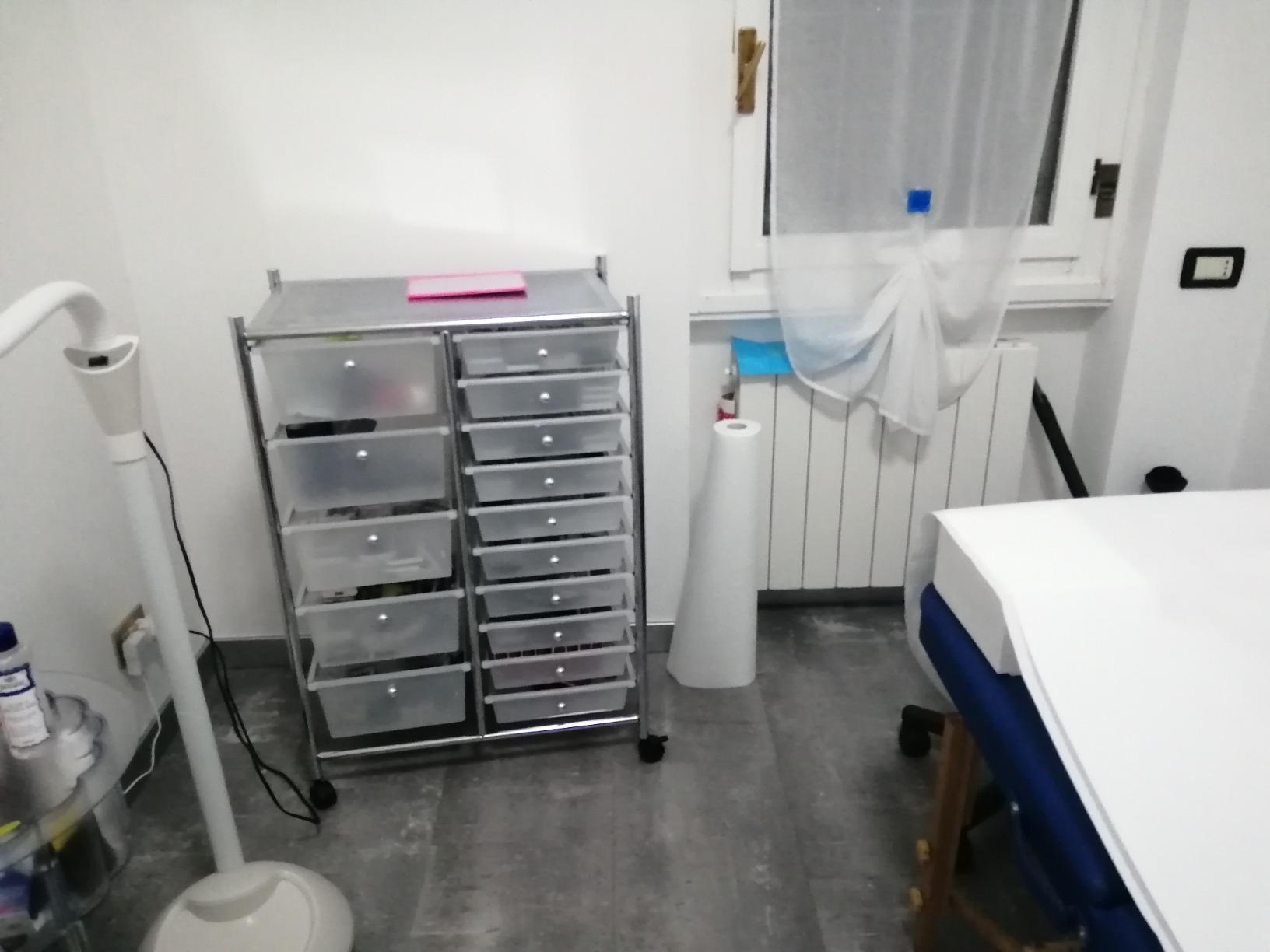 VonHaus Carrello 15 Cassetti Nero con Ruote Ufficio