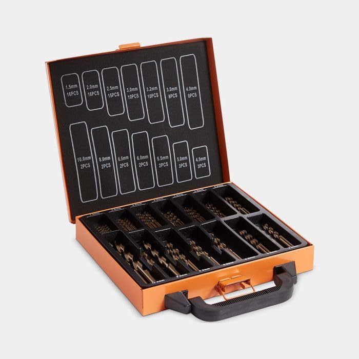 VonHaus Set 99 Punte Cobalto M35 0,5-10 mm Valigetta