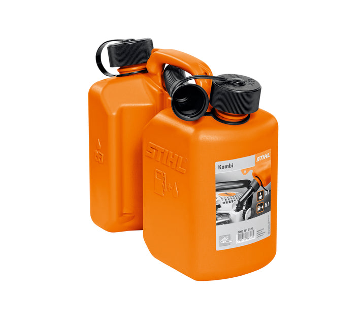 Stihl KombiCan tanica doppia 5 l + 3 l arancione UN sicura