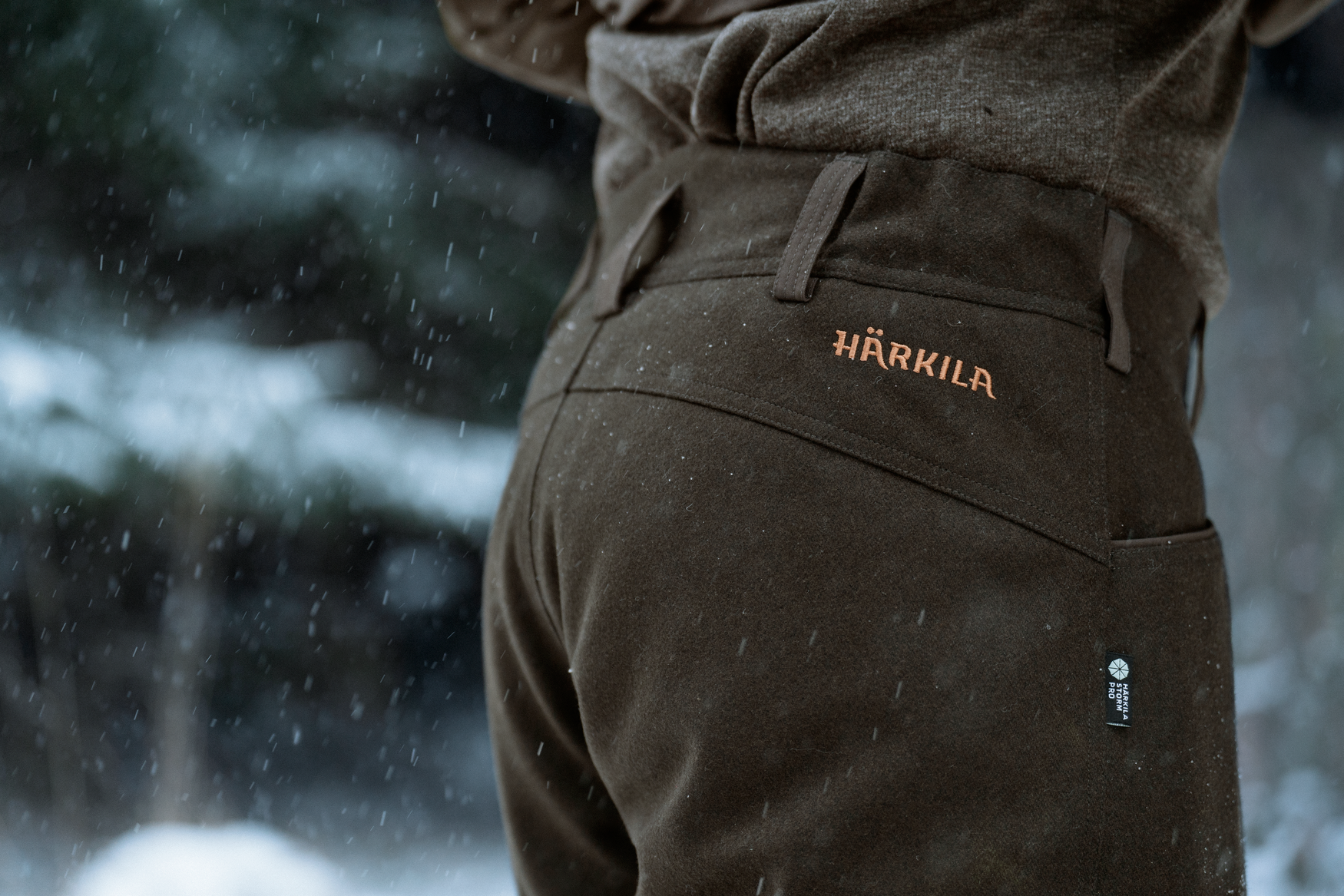 Härkila Kodiak CleverWool HSP pantaloni caccia verde