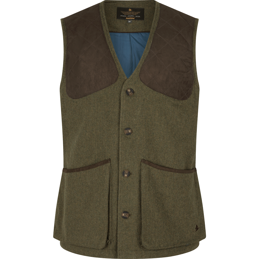 Seeland Hillside Waistcoat gilet caccia verde muschio leggero