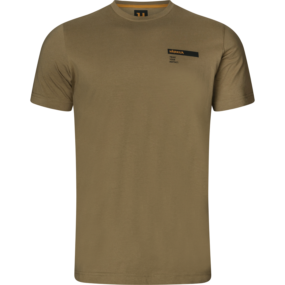 Harkila Logo Band t-shirt Dark Antique Bronze M