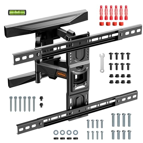 VonHaus Staffa TV Parete 37-70" VESA 600x400 Inclinabile 45 kg