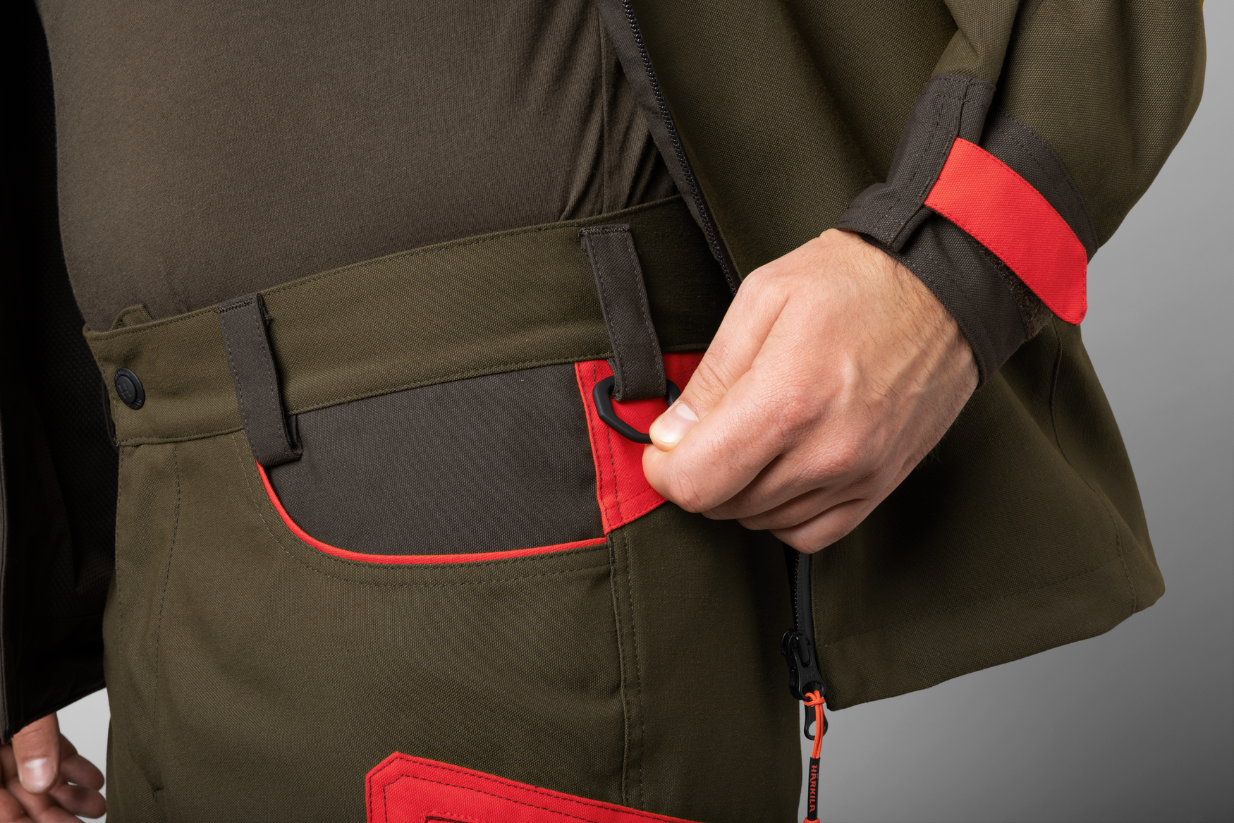 Härkila Pro Hunter Dog Keeper GTX pantaloni caccia verde arancio