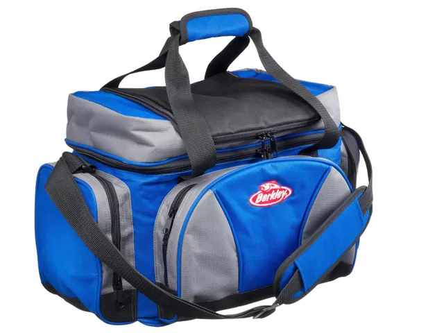 Berkley System Bag Large borsa pesca blu con 4 scatole