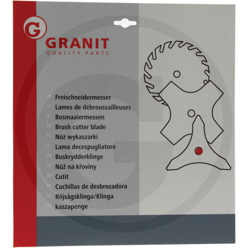 Lama a 3 denti 250 mm foro 20 mm per decespugliatore