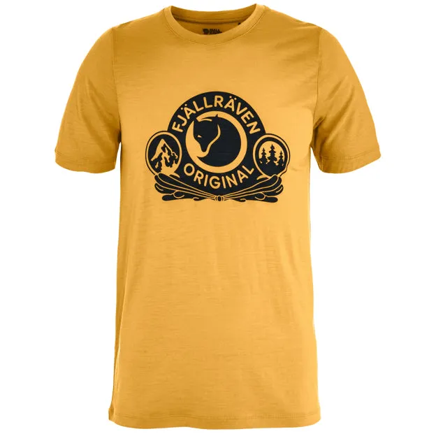 Fjällräven Abisko Wool Classic SS T-shirt uomo ocra M