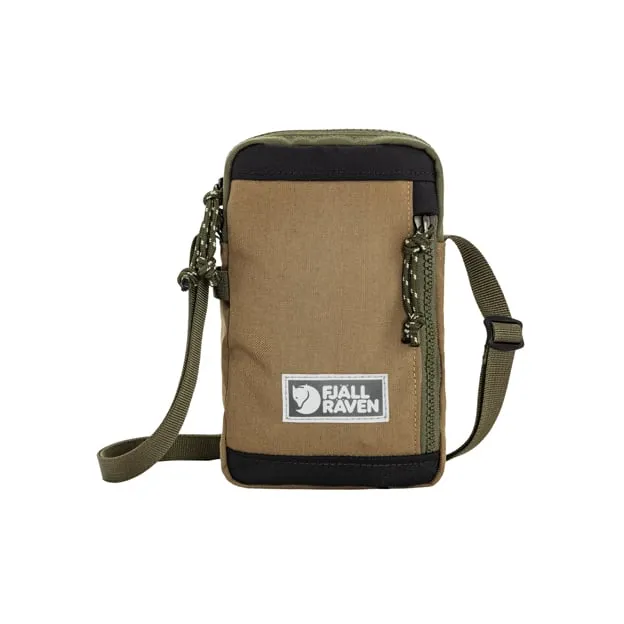 Fjällräven Vardag Pocket Small borsa tracolla Green-Clay riciclata