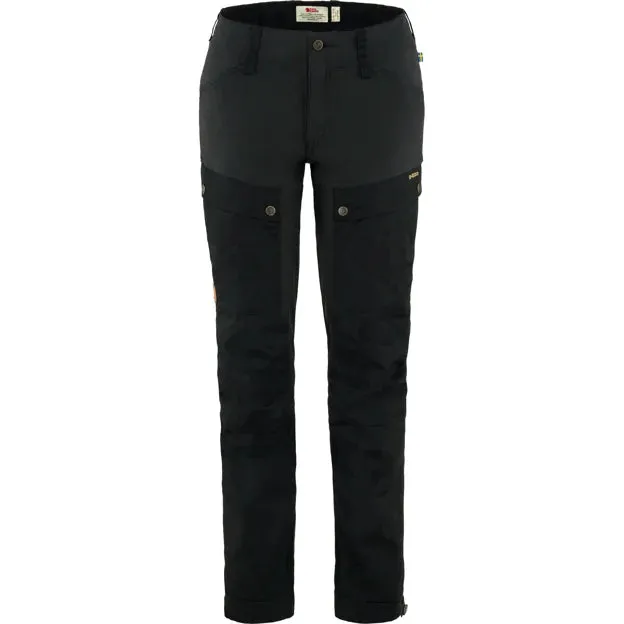 Fjällräven Keb Trousers Curved W pantaloni donna neri
