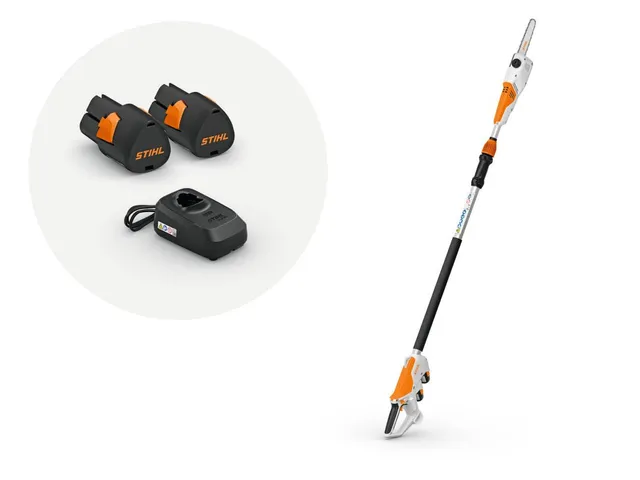 STIHL HTA 30 potatore telescopico batteria set 2xAS 2