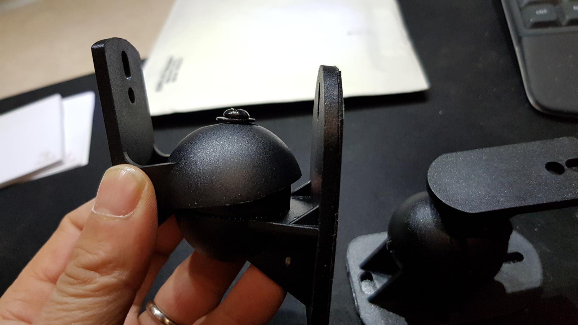 VonHaus Supporti Altoparlanti a Parete 2 Pezzi Orientabili