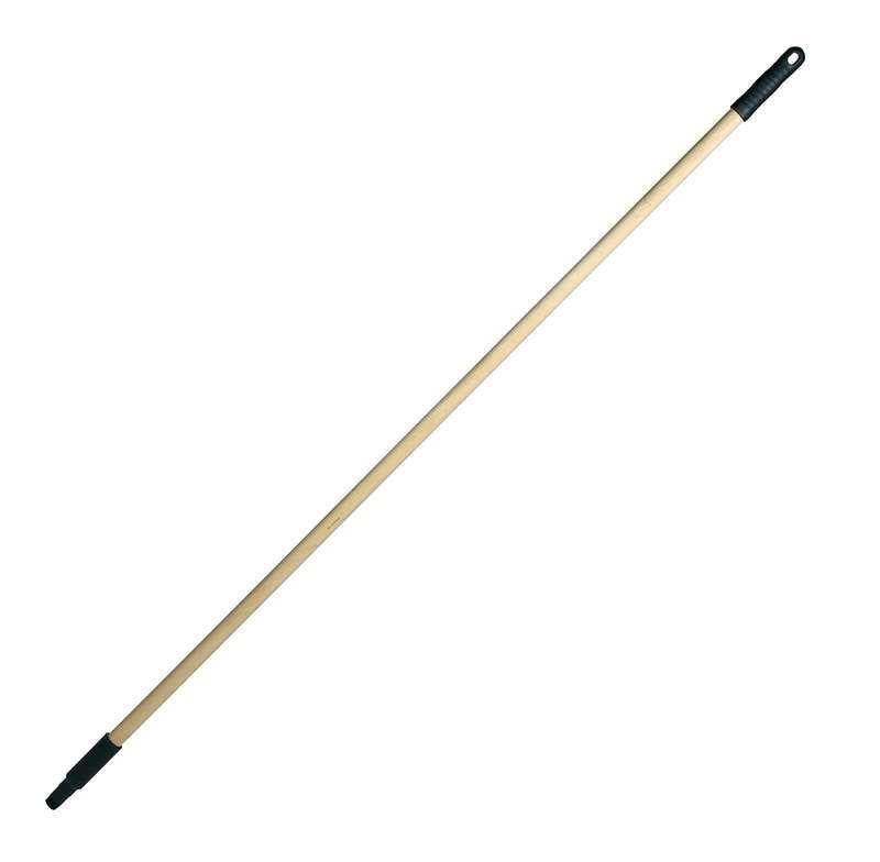 Vikan manico legno filettato 155 cm scopa con occhiello