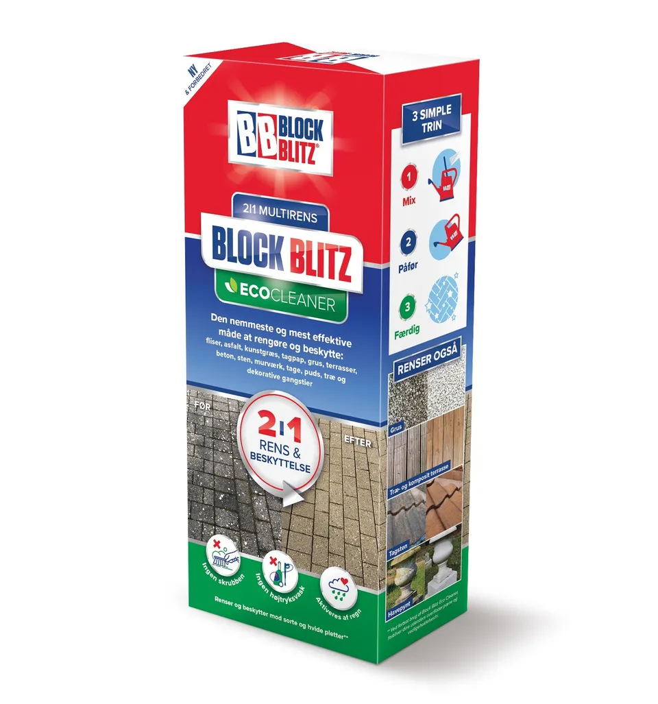 Block Blitz Eco Cleaner detergente esterni 760 g antialga
