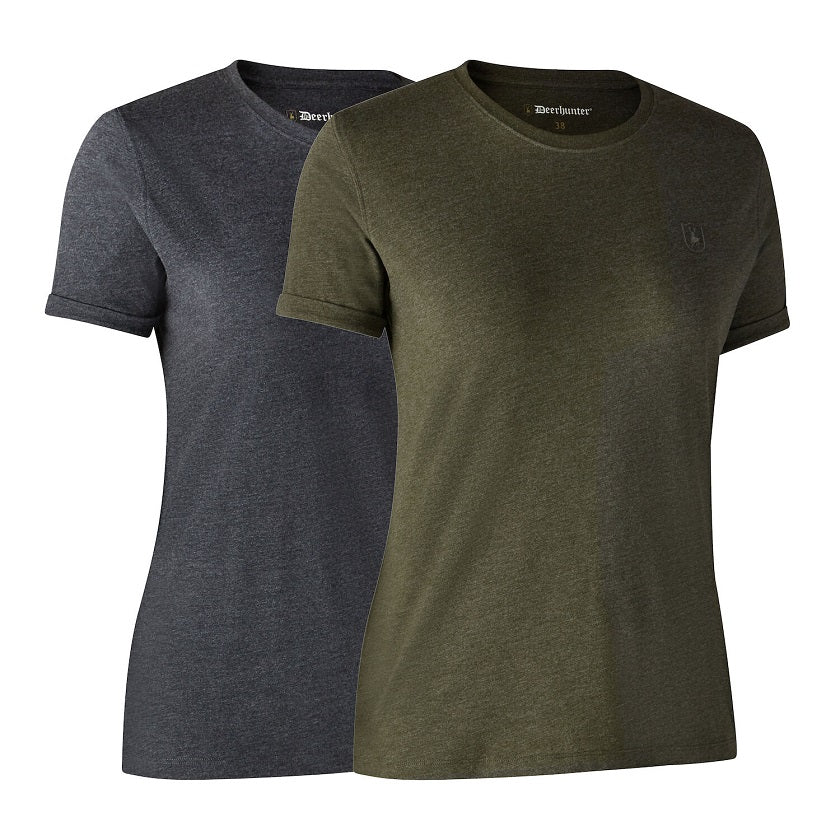 Deerhunter Basis t-shirt donna 2 pezzi taglia 42