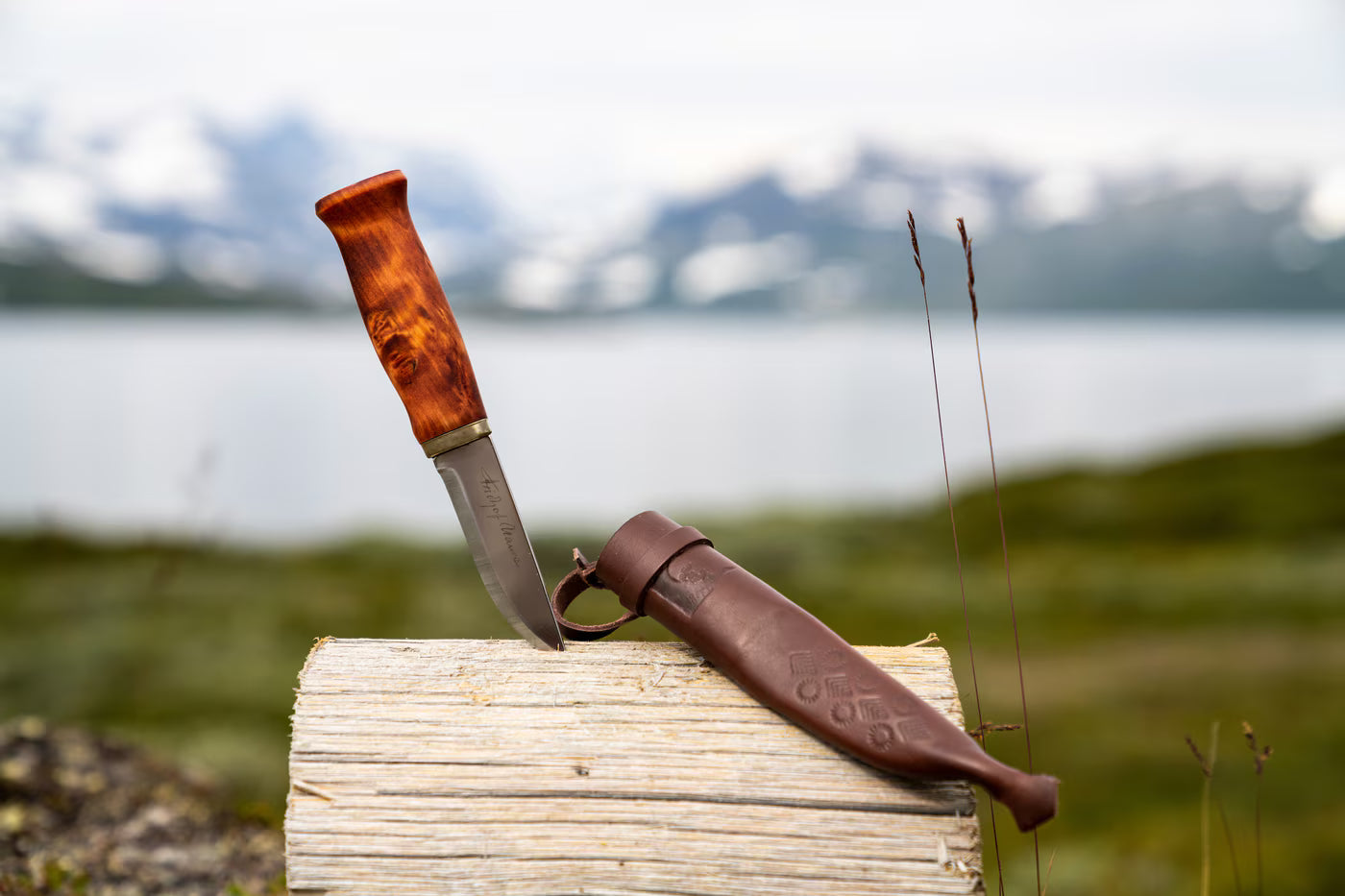 Brusletto Nansen Coltello Outdoor Lama Inox Manico Ergonomico