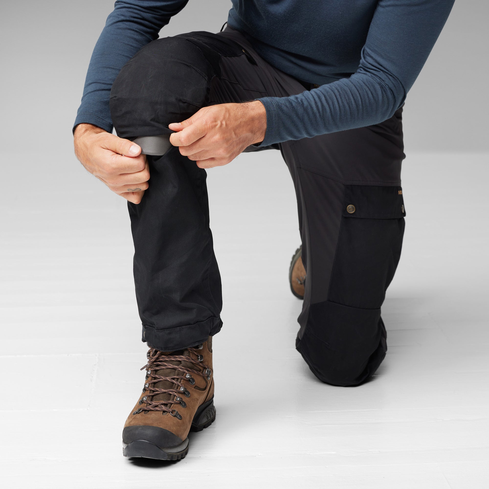 Fjällräven Keb Trousers M pantaloni trekking dark olive G-1000
