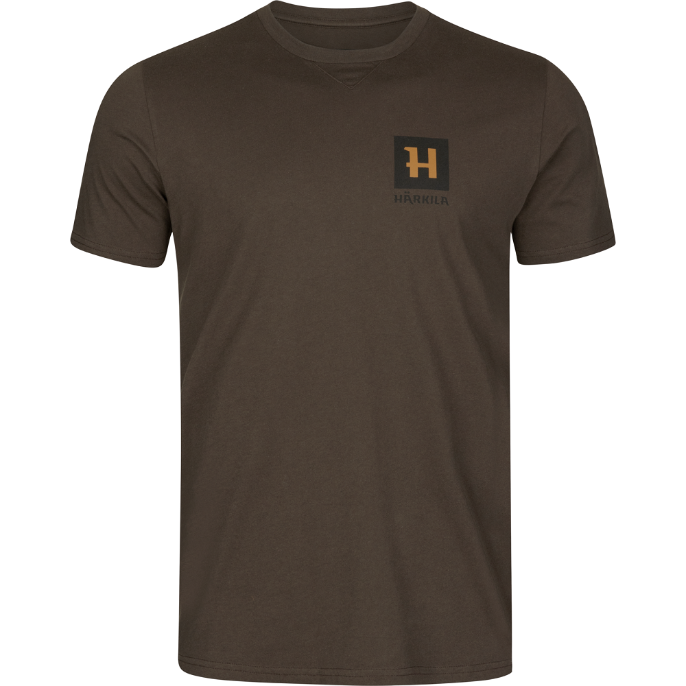 Härkila Gorm t-shirt cotone shadow brown morbida