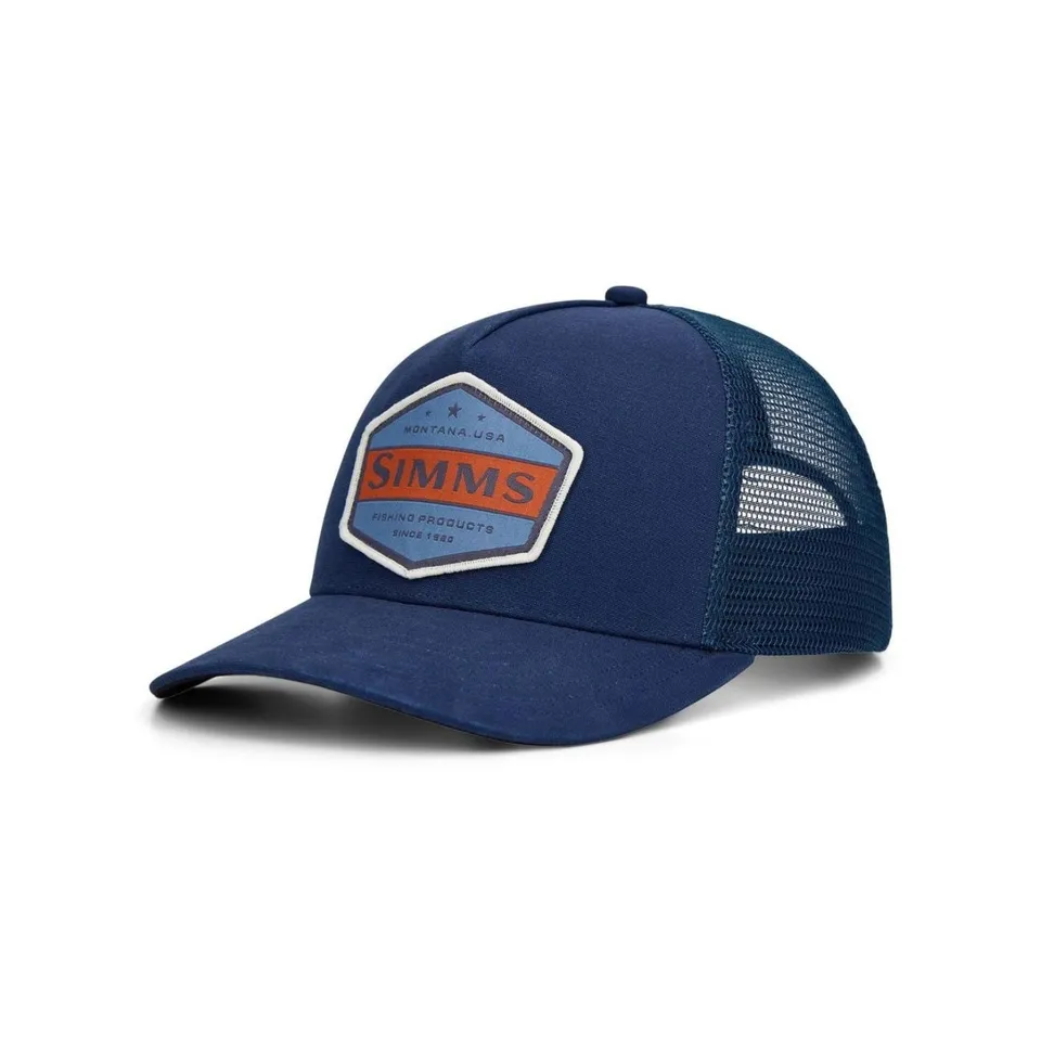 Simms Double Haul Trucker cappellino pesca mesh