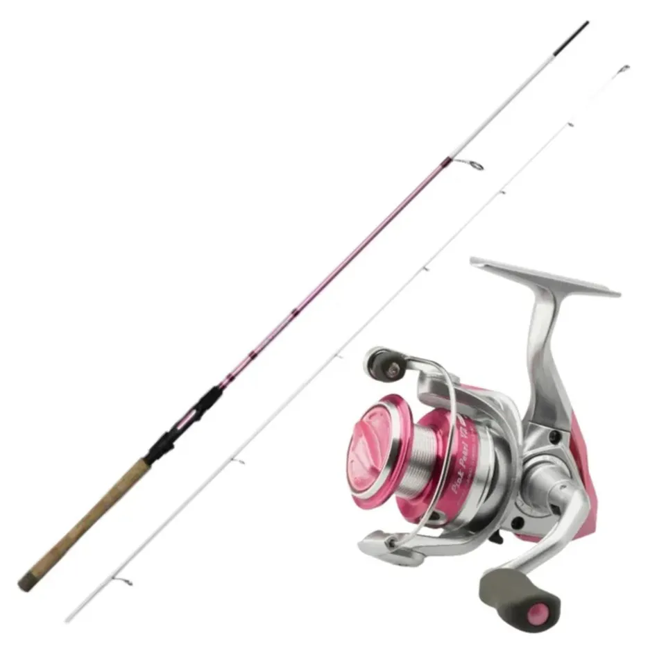 Okuma Pink Pearl V2 7,1 ft 5-20g set pesca spinning rosa