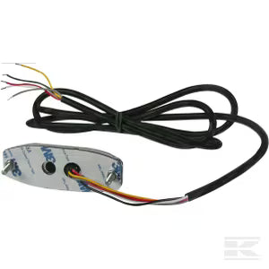 Lampeggiante ambra 3 LED faro avviso 12V