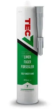 Tec7 Sigillante Colla Grigio 310 ml universale elastico
