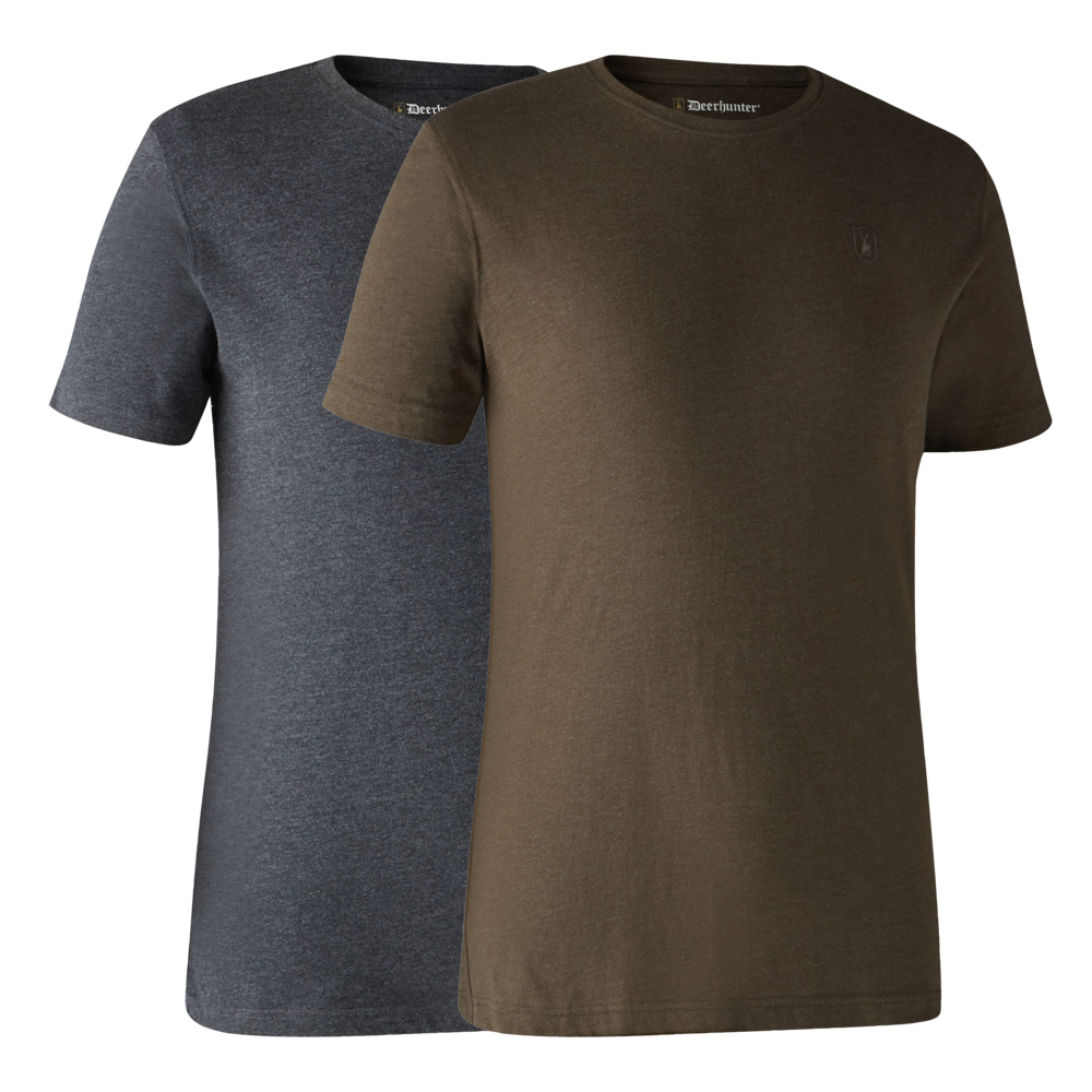 Deerhunter T-Shirt Maglietta Cotone 2 Pezzi