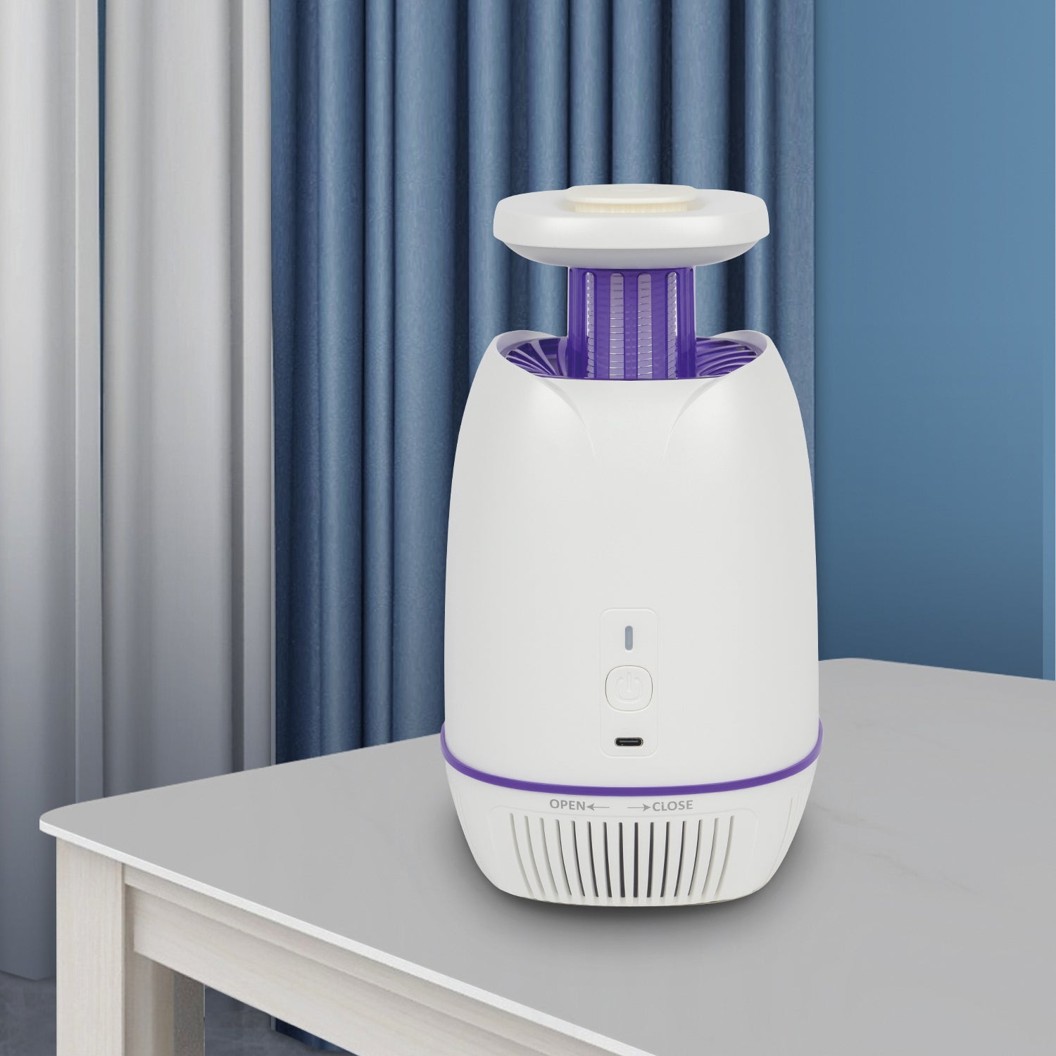 Ryom Myggefanger trappola zanzare elettrica USB