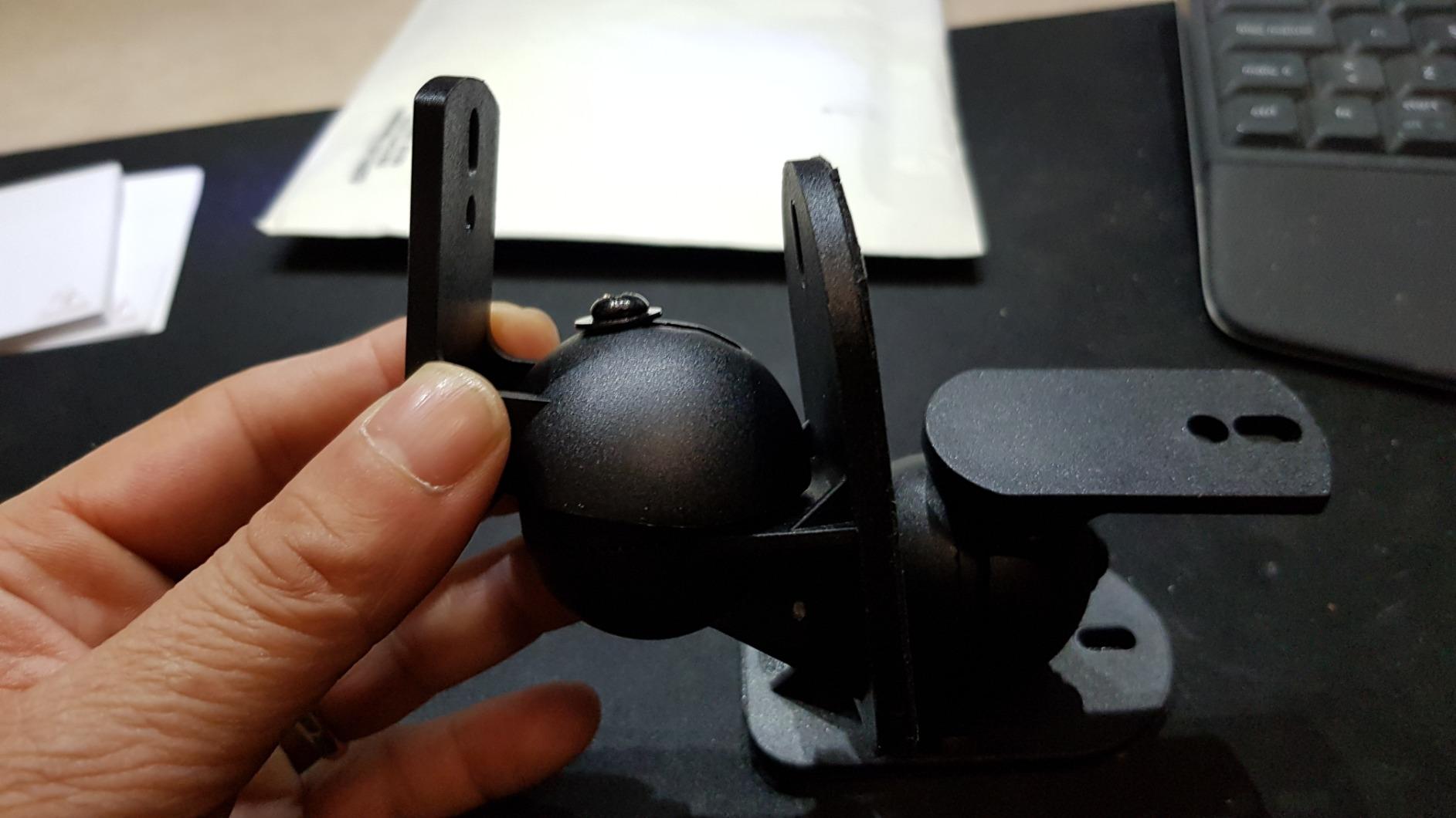 VonHaus Supporti Altoparlanti a Parete 2 Pezzi Orientabili