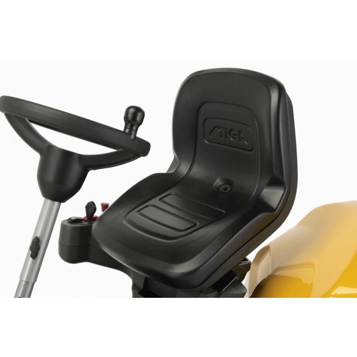 Stiga Park 500 W rider frontale senza piatto di taglio