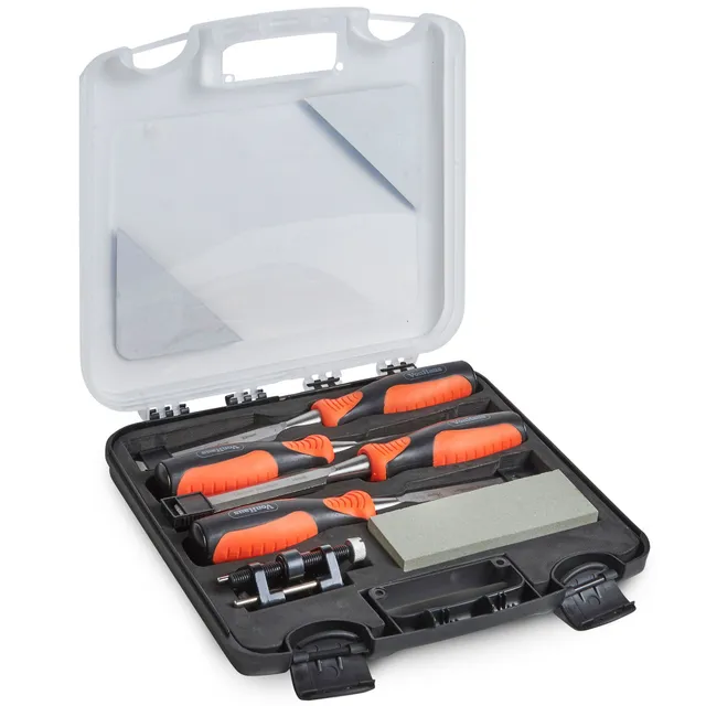 VonHaus Set Scalpelli Legno 6 Pezzi 12-32mm Pietra