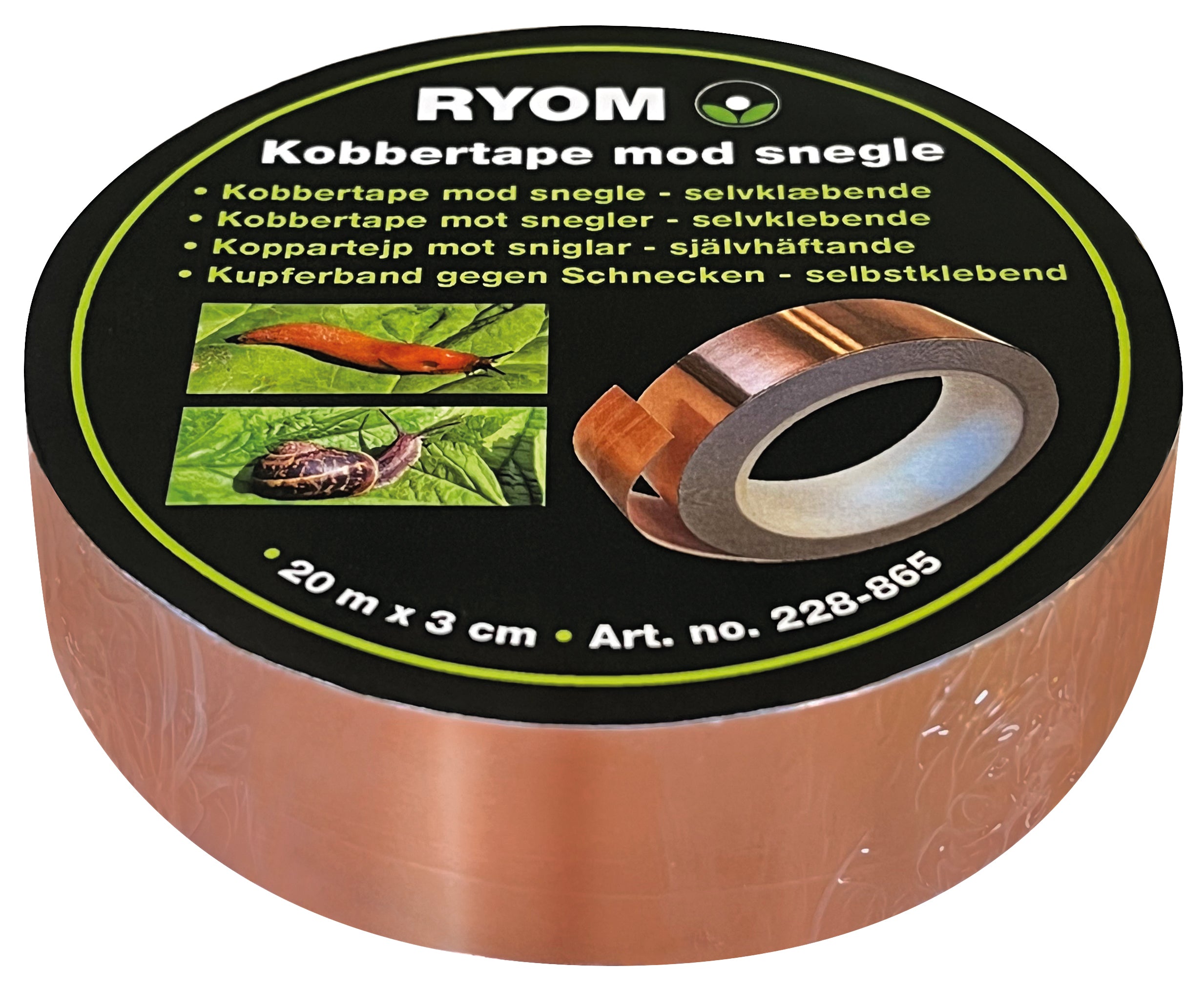 Ryom Nastro Rame Anti Lumache 3 cm x 20 m