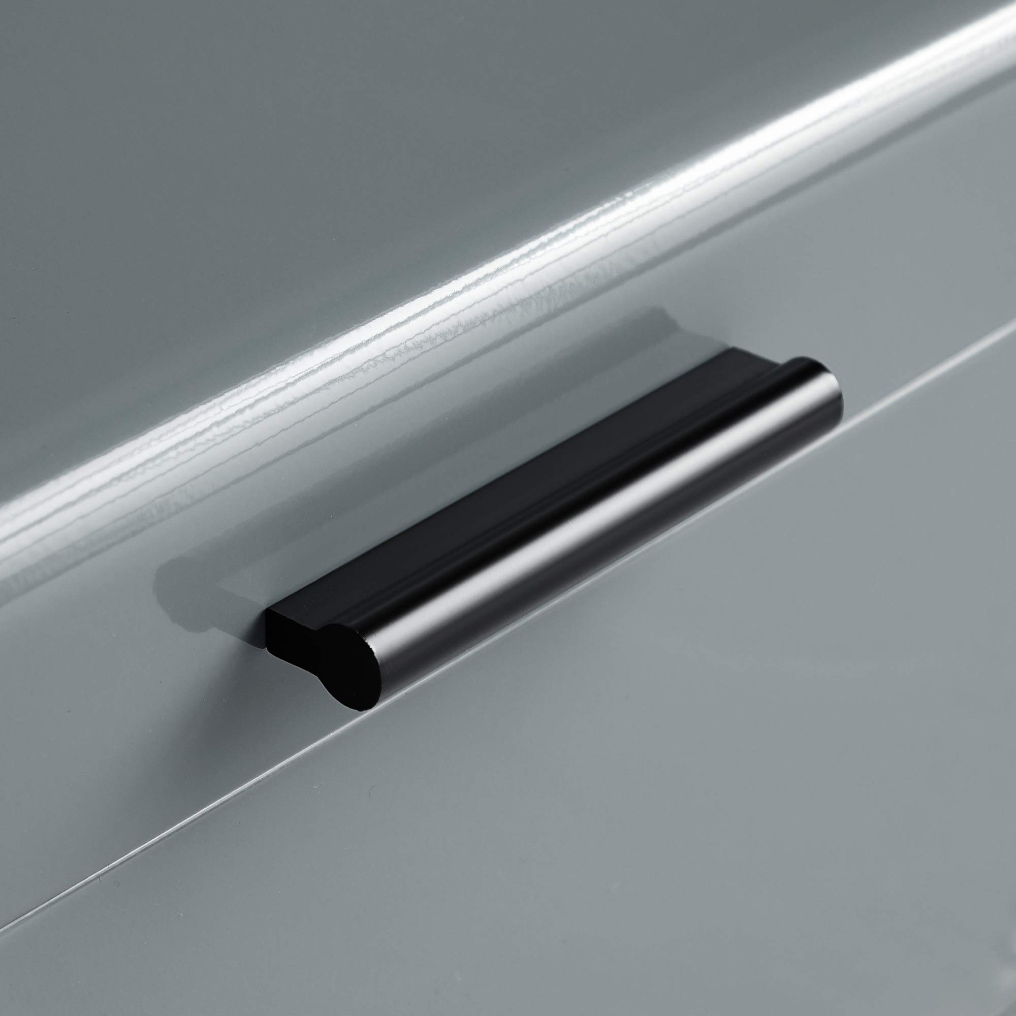 Vonhaus set 2 bauli carbone metallo grigio M+L