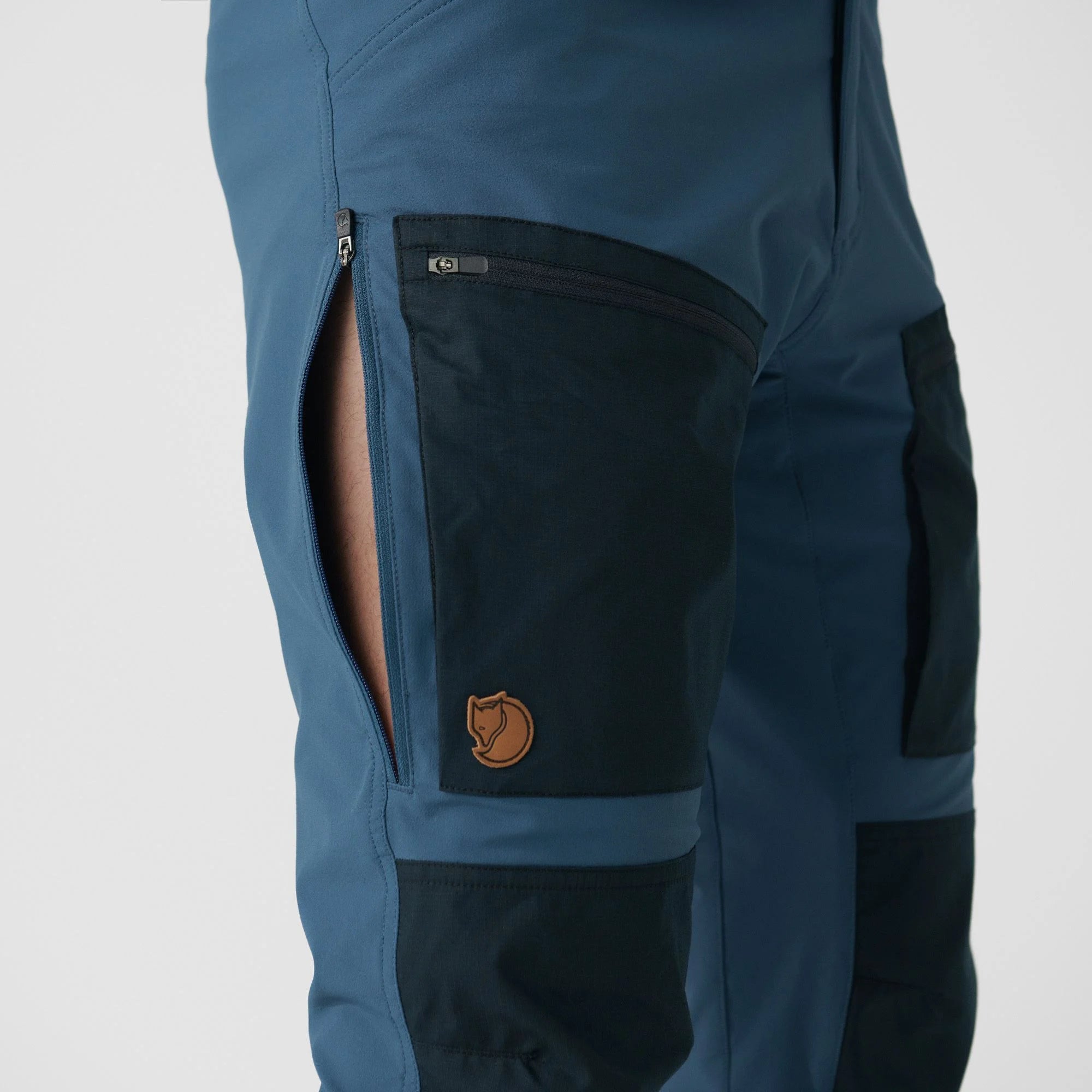 Fjällräven Keb Agile M pantaloni trekking neri stretch