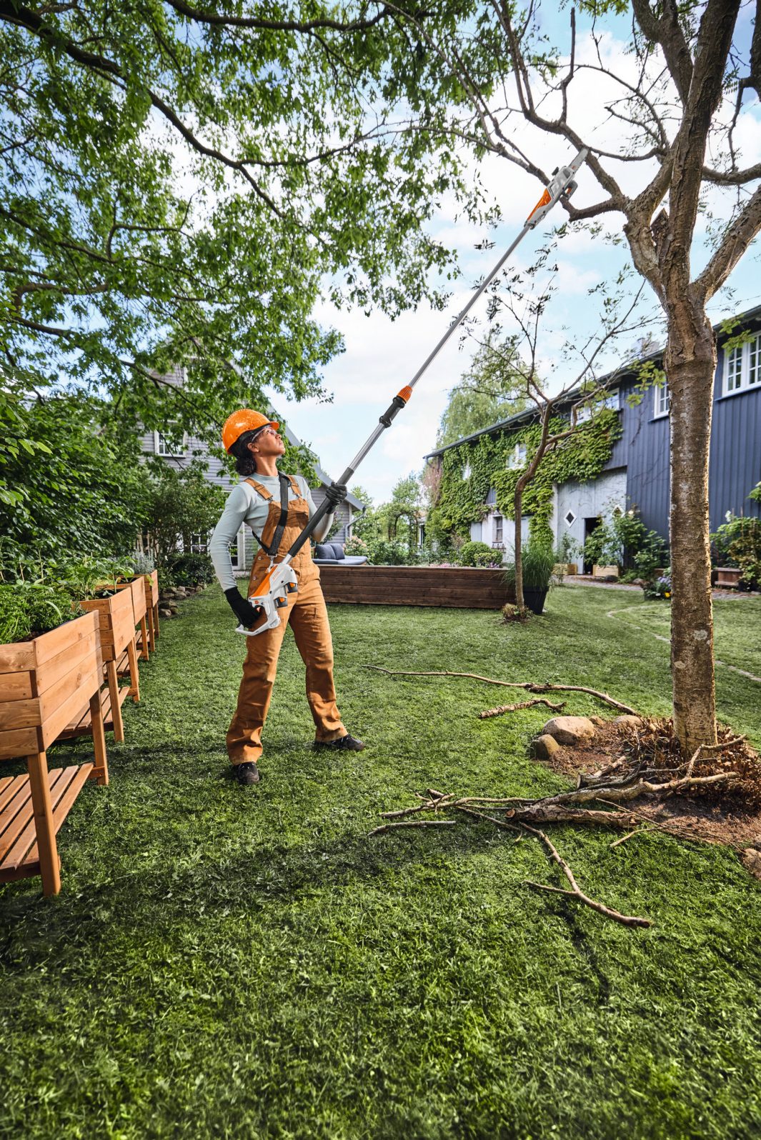 STIHL HTA 30 potatore telescopico batteria set 2xAS 2