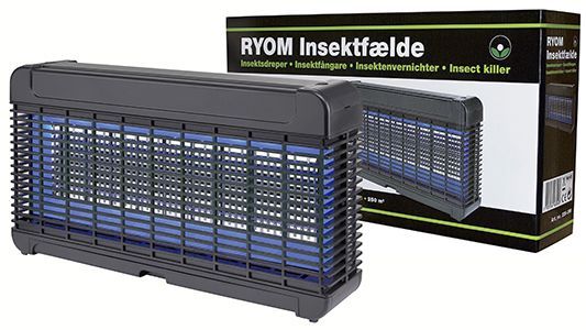 Ryom Insektdraeber 20-LED trappola insetti UV 250mq