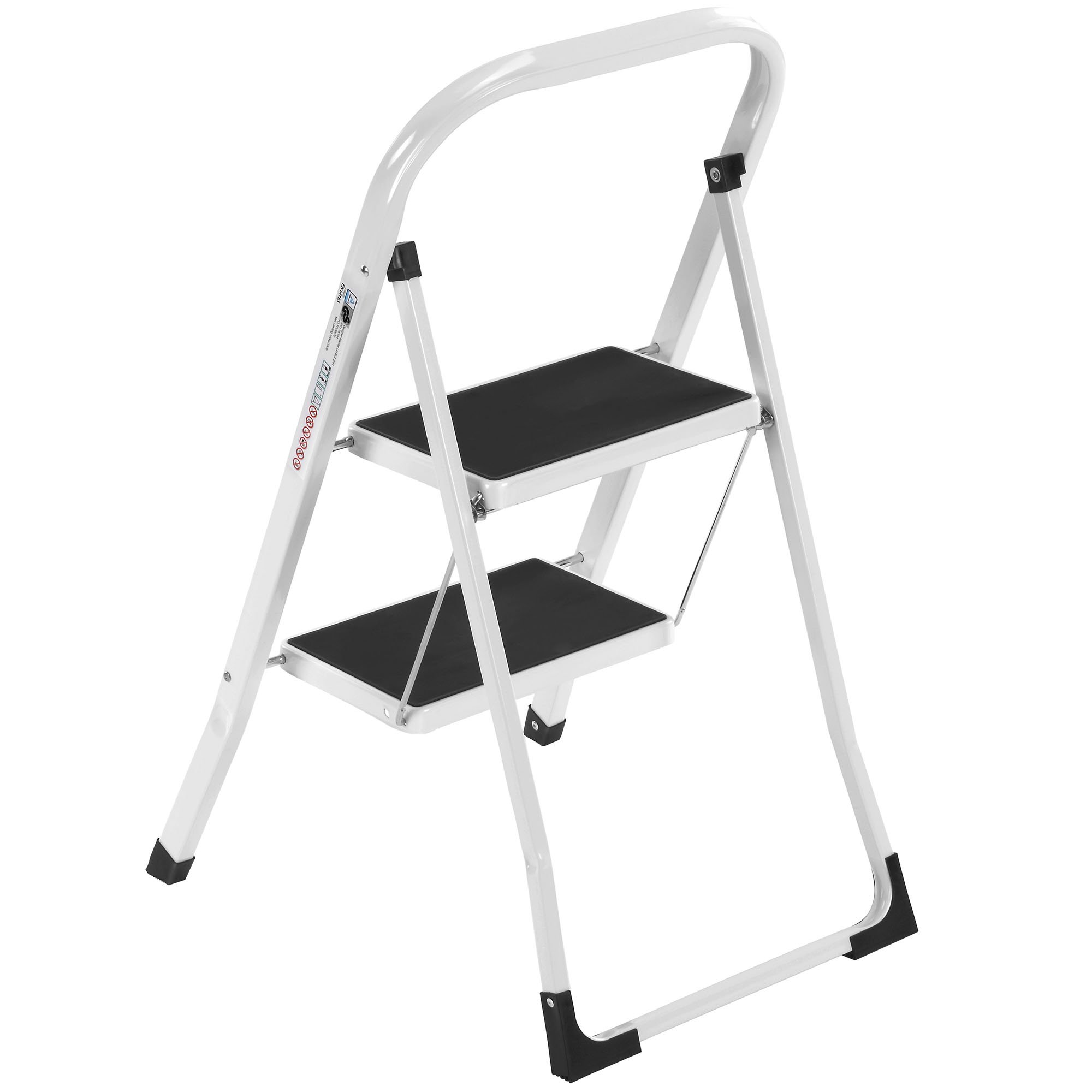 VonHaus Scaletta Pieghevole 2 Gradini Acciaio 150 kg