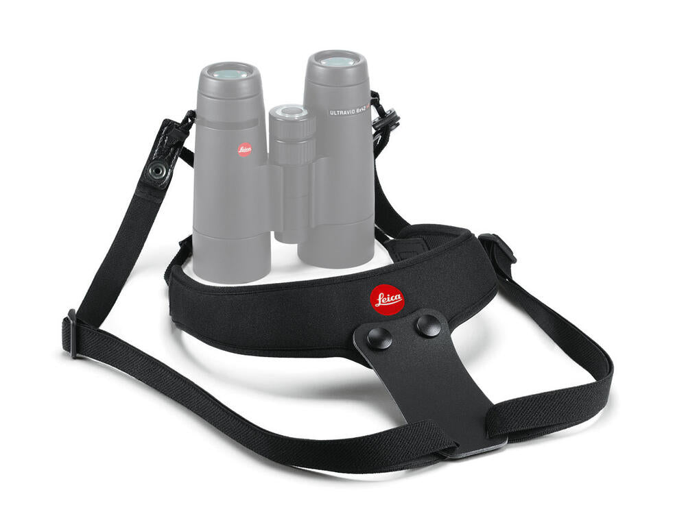 Leica Sport tracolla binocolo in neoprene nera regolabile