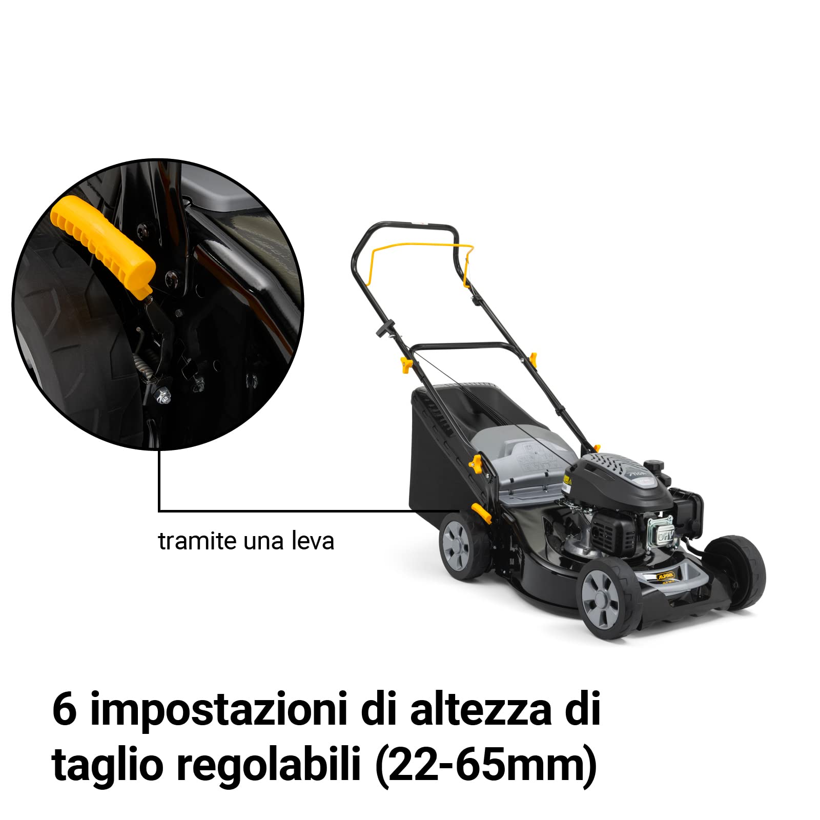Alpina AL5 46 SA Tagliaerba Scoppio 46 cm 139 cc Sacco