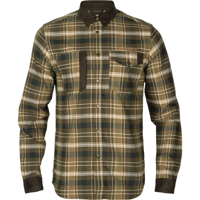 Härkila Aivak L/S camicia caccia uomo antique bronze flanella