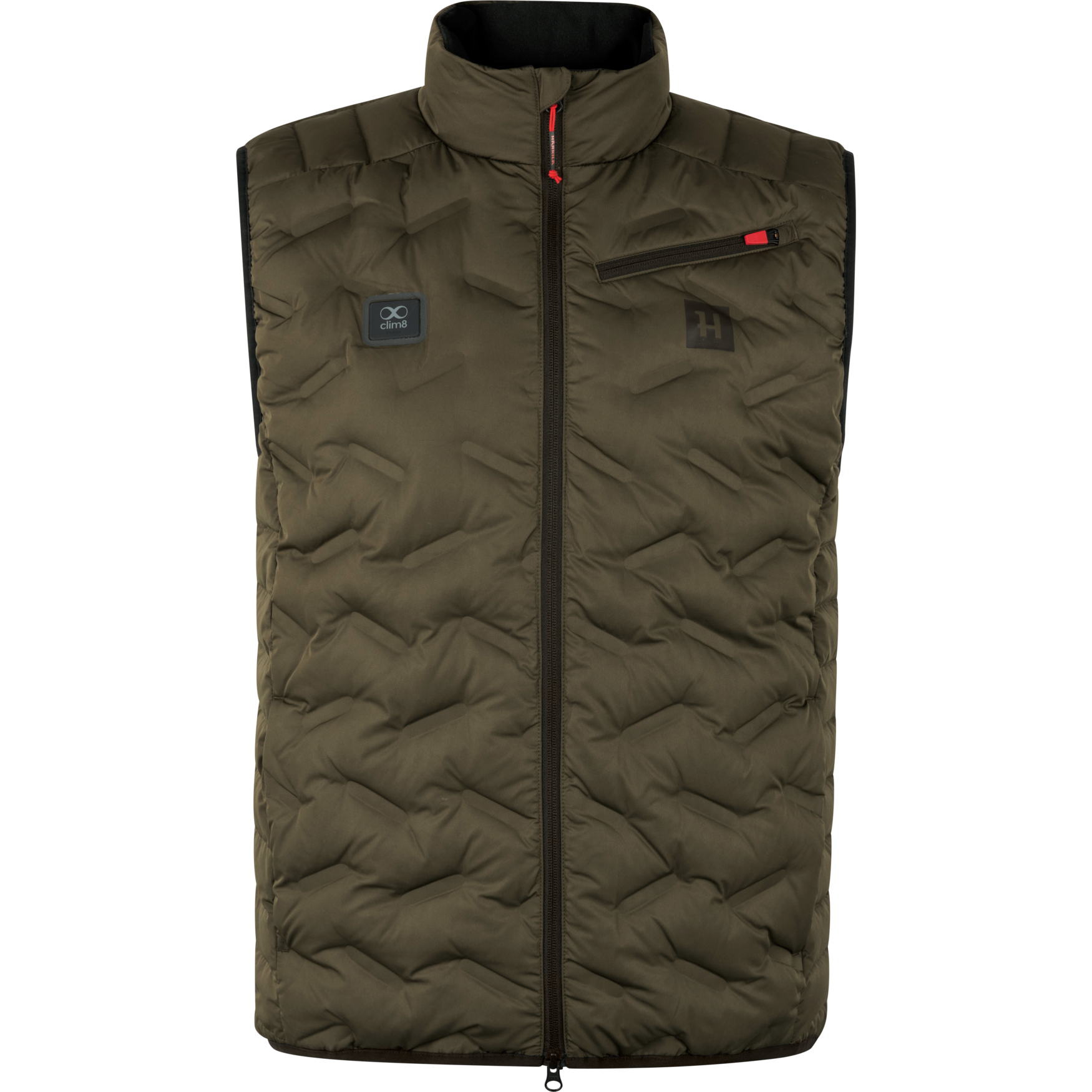 Härkila Clim8 gilet riscaldato willow green taglia L