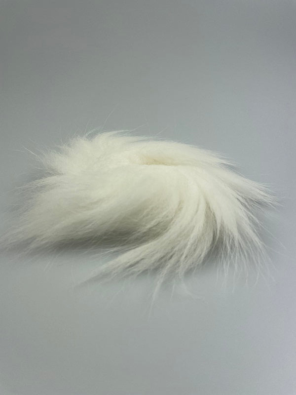 The Fly Co coda volpe polare pelo mosche White