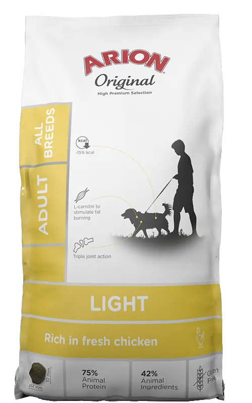 Arion Original Light crocchette cane 12 kg peso