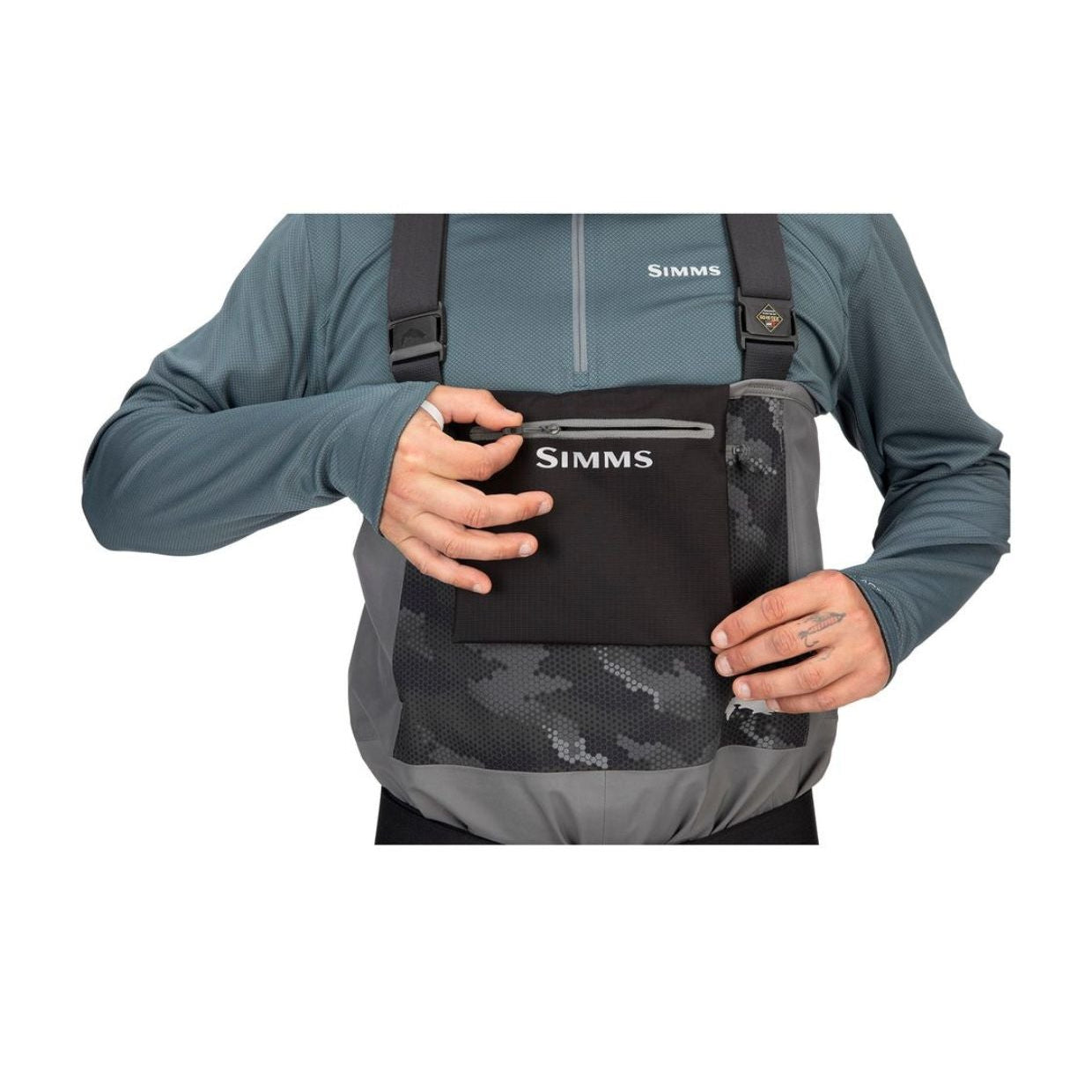Simms Guide Classic Stockingfoot waders Carbon GORE-TEX